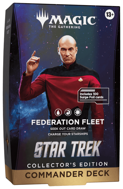 Wizards of The Coast Magic: The Gathering - Star Trek Collector's Edition Commander Deck - Federation Fleet available at Northumbrian Tin Soldier