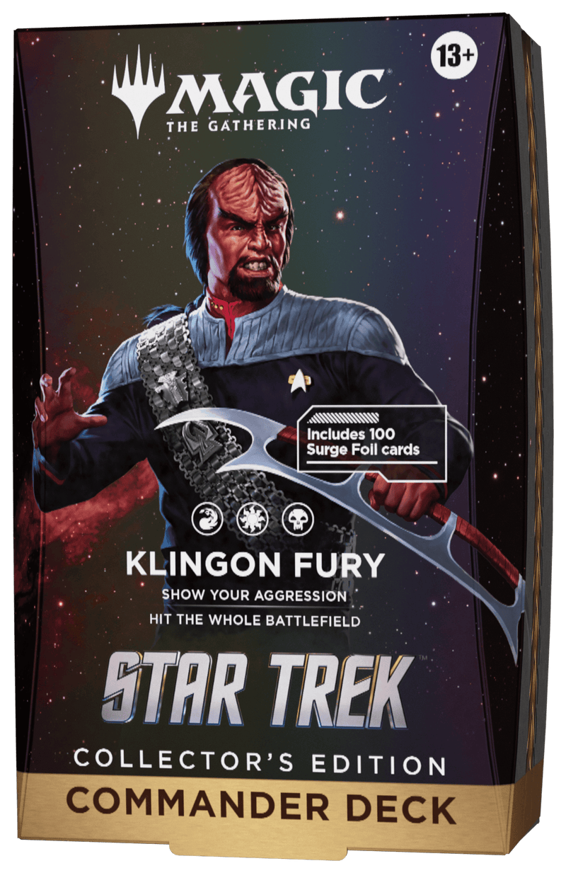 Wizards of The Coast Magic: The Gathering - Star Trek Collector's Edition Commander Deck - Klingon Fury available at Northumbrian Tin Soldier