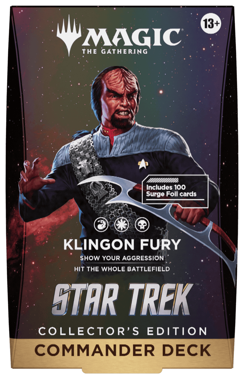 Wizards of The Coast Magic: The Gathering - Star Trek Collector's Edition Commander Deck - Klingon Fury available at Northumbrian Tin Soldier