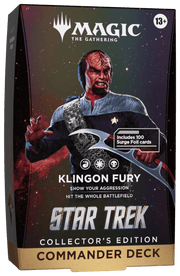 Wizards of The Coast Magic: The Gathering - Star Trek Collector's Edition Commander Deck - Klingon Fury available at Northumbrian Tin Soldier