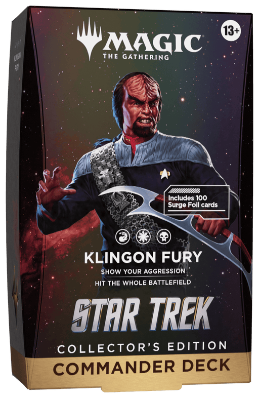 Wizards of The Coast Magic: The Gathering - Star Trek Collector's Edition Commander Deck - Klingon Fury available at Northumbrian Tin Soldier