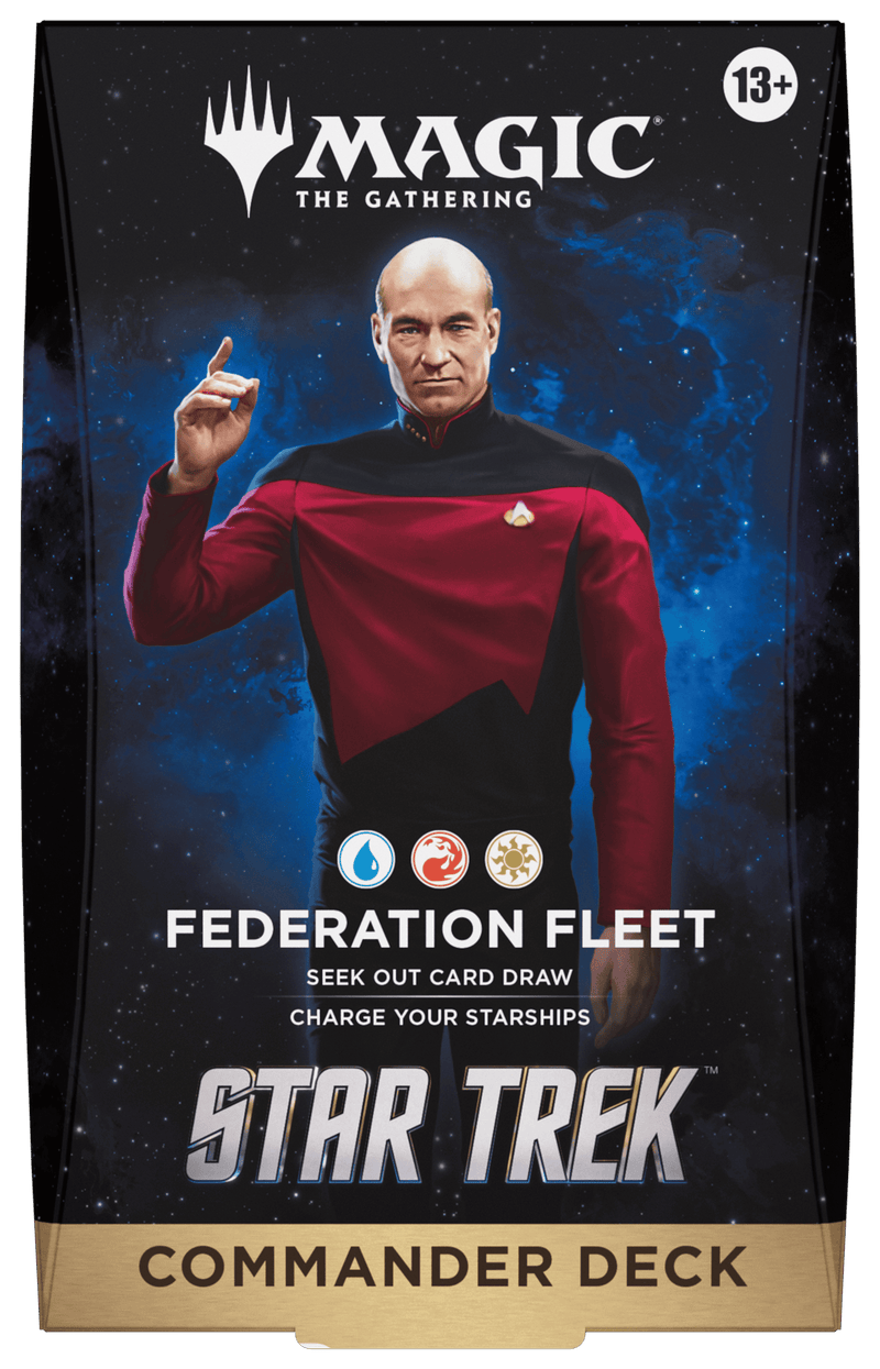 Wizards of The Coast Magic: The Gathering - Star Trek Commander Deck - Federation Fleet available at Northumbrian Tin Soldier