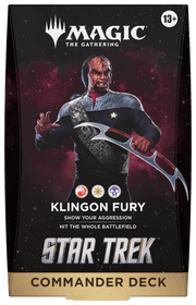 Wizards of The Coast Magic: The Gathering - Star Trek Commander Deck - Klingon Fury available at Northumbrian Tin Soldier