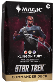 Wizards of The Coast Magic: The Gathering - Star Trek Commander Deck - Klingon Fury available at Northumbrian Tin Soldier