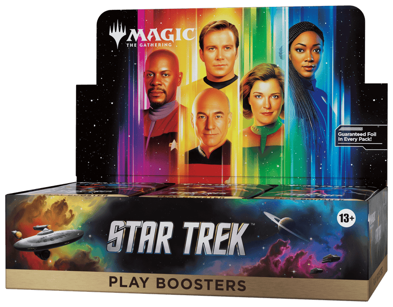Wizards of The Coast Magic: The Gathering - Star Trek Play Booster Box available at Northumbrian Tin Soldier