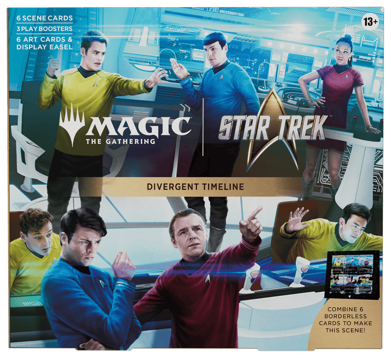 Wizards of The Coast Magic: The Gathering - Star Trek Scene Box - Enterprise-Q available at Northumbrian Tin Soldier