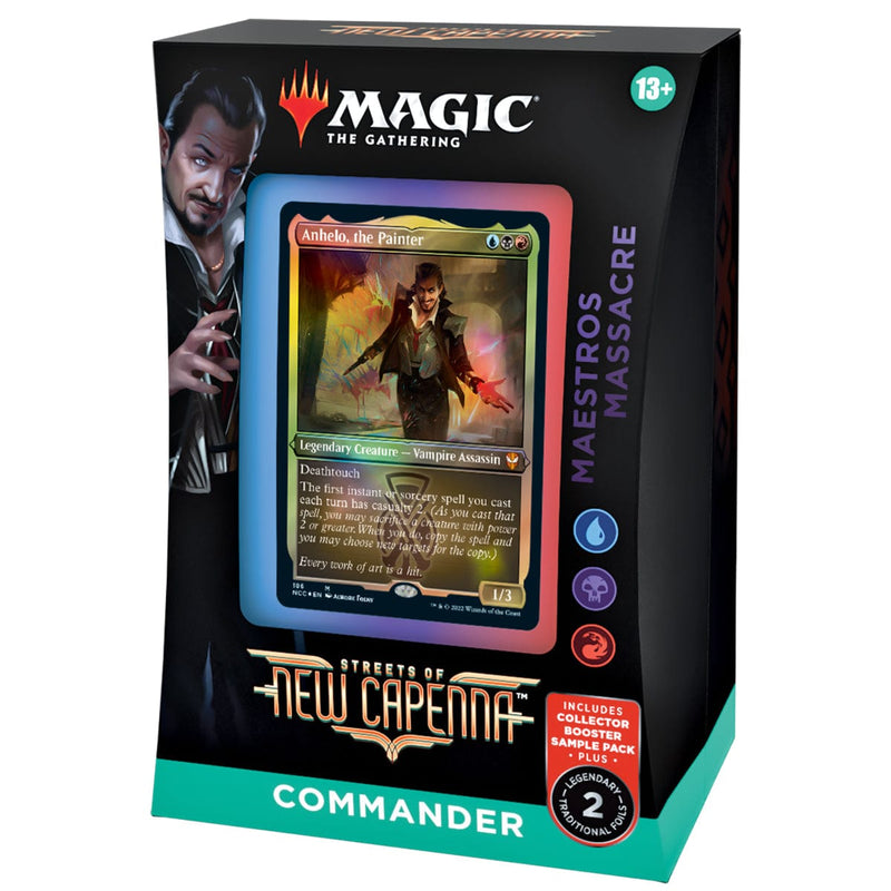 Wizards of The Coast Magic: The Gathering - Streets of New Capenna Commander Deck - Maestros Massacre available at Northumbrian Tin Soldier