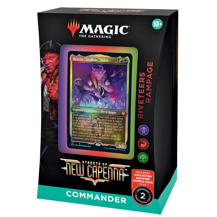 Wizards of The Coast Magic: The Gathering - Streets of New Capenna Commander Deck - Riveteers Rampage available at Northumbrian Tin Soldier