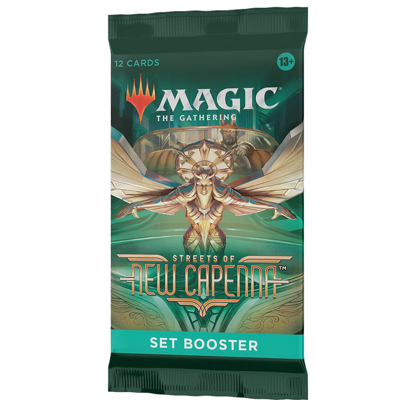 Wizards of The Coast Magic: The Gathering - Streets of New Capenna Set Booster Pack available at Northumbrian Tin Soldier