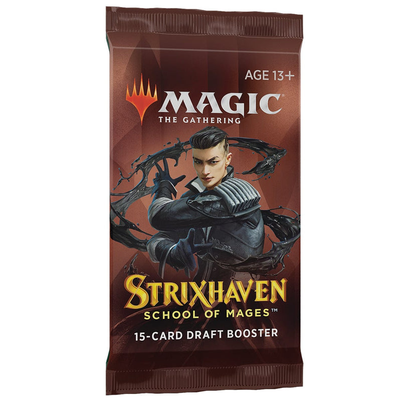 Wizards of The Coast Magic: The Gathering - Strixhaven: School of Mages Draft Booster Pack available at Northumbrian Tin Soldier