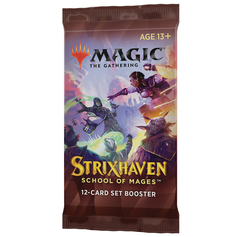 Wizards of The Coast Magic: The Gathering - Strixhaven: School of Mages - Set Booster Pack available at Northumbrian Tin Soldier