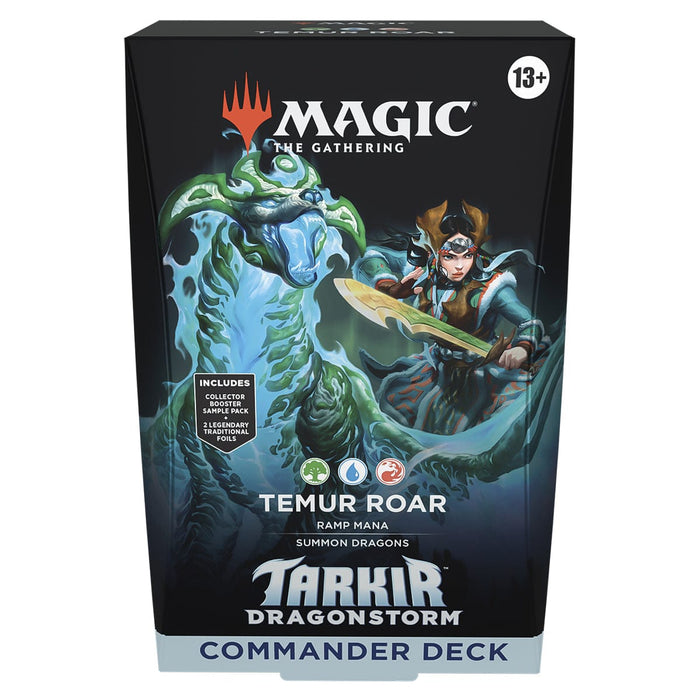 Wizards of The Coast Magic: The Gathering - Tarkir: Dragonstorm - Commander Deck Bundle - Includes All 5 Decks available at Northumbrian Tin Soldier