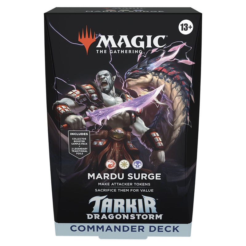 Wizards of The Coast Magic: The Gathering - Tarkir: Dragonstorm - Commander Deck Bundle - Includes All 5 Decks available at Northumbrian Tin Soldier