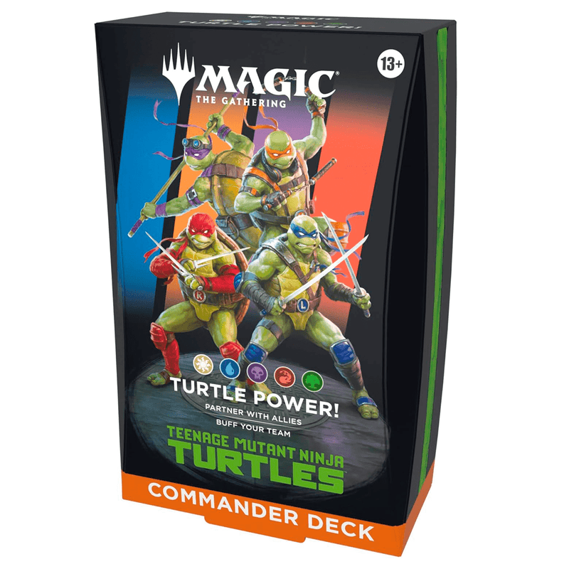 Wizards of The Coast Magic: The Gathering - Teenage Mutant Ninja Turtles - Commander Decks: Turtle Power! available at Northumbrian Tin Soldier