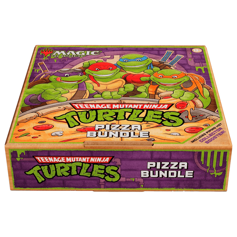 Wizards of The Coast Magic: The Gathering - Teenage Mutant Ninja Turtles - Pizza Bundle available at Northumbrian Tin Soldier