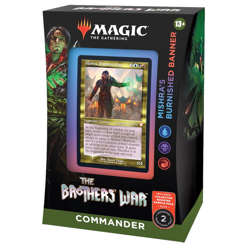 Wizards of The Coast Magic: The Gathering - The Brother's War - Commander Deck Mishra's Burnished Banner available at Northumbrian Tin Soldier