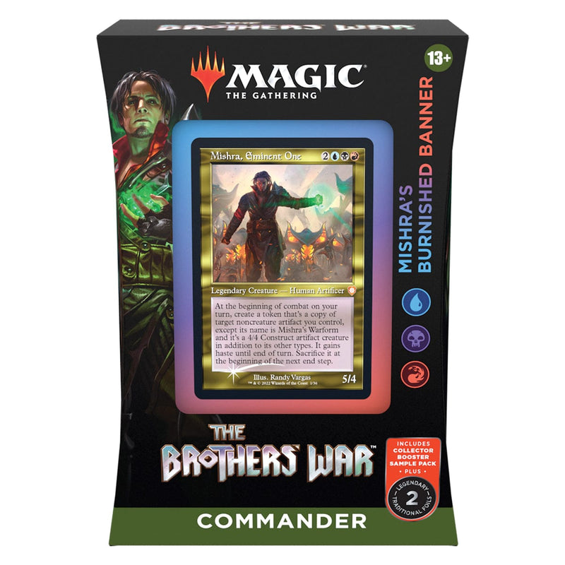 Wizards of The Coast Magic: The Gathering - The Brother's War - Commander Deck Mishra's Burnished Banner available at Northumbrian Tin Soldier
