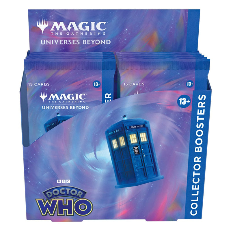 Wizards of The Coast Magic: The Gathering - Universes Beyond: Doctor Who - Collector Booster box available at Northumbrian Tin Soldier