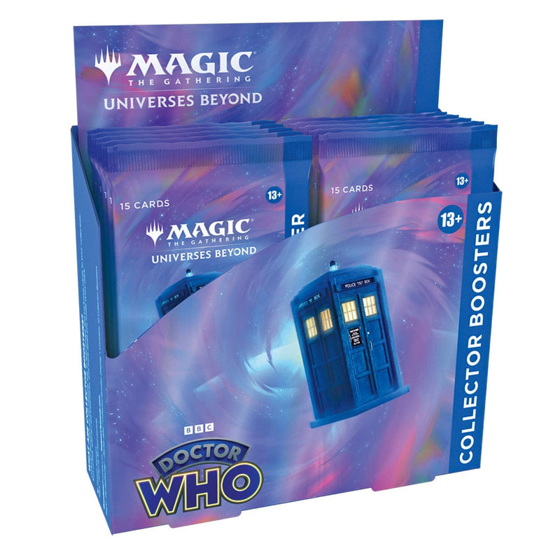 Wizards of The Coast Magic: The Gathering - Universes Beyond: Doctor Who - Collector Booster box available at Northumbrian Tin Soldier