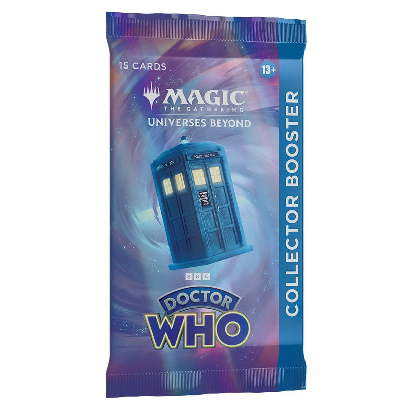Wizards of The Coast Magic: The Gathering - Universes Beyond: Doctor Who Collector Booster Pack available at Northumbrian Tin Soldier