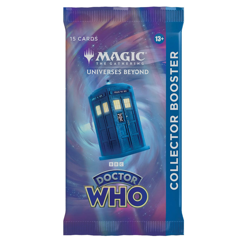 Wizards of The Coast Magic: The Gathering - Universes Beyond: Doctor Who Collector Booster Pack available at Northumbrian Tin Soldier
