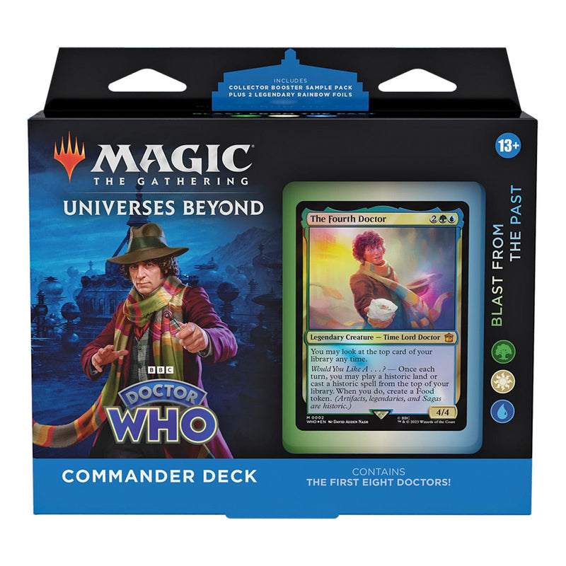 Wizards of The Coast Magic: The Gathering - Universes Beyond - Doctor Who - Commander Deck - Blast from the Past available at Northumbrian Tin Soldier