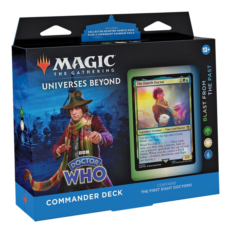 Wizards of The Coast Magic: The Gathering - Universes Beyond - Doctor Who - Commander Deck - Blast from the Past available at Northumbrian Tin Soldier