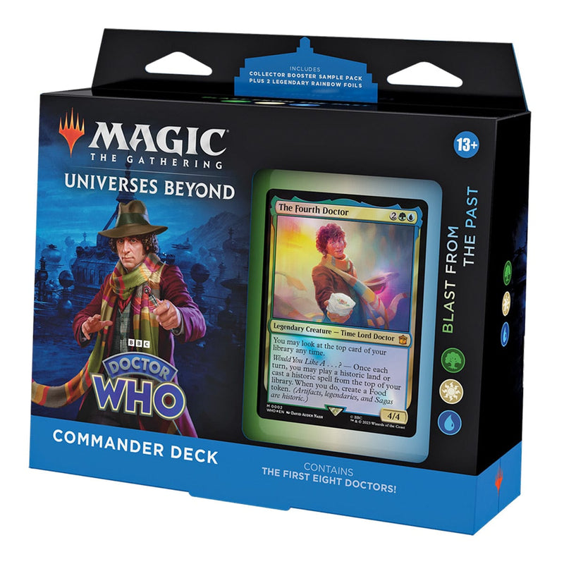 Wizards of The Coast Magic: The Gathering - Universes Beyond - Doctor Who - Commander Deck - Blast from the Past available at Northumbrian Tin Soldier