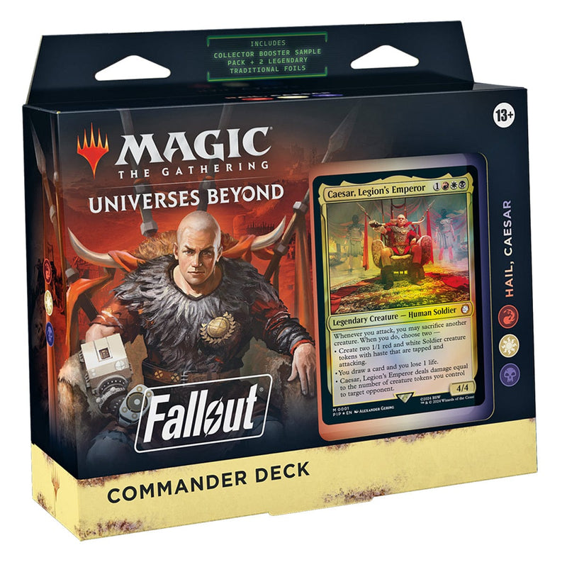 Wizards of The Coast Magic: The Gathering - Universes Beyond: Fallout - Commander Deck - Hail, Caesar available at Northumbrian Tin Soldier