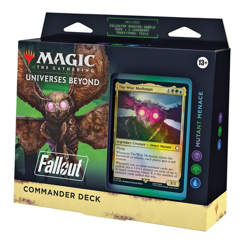 Wizards of The Coast Magic: The Gathering - Universes Beyond: Fallout - Commander Deck - Mutant Menace available at Northumbrian Tin Soldier