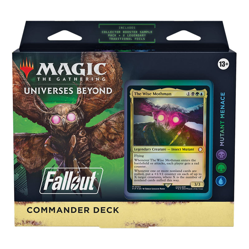Wizards of The Coast Magic: The Gathering - Universes Beyond: Fallout - Commander Deck - Mutant Menace available at Northumbrian Tin Soldier