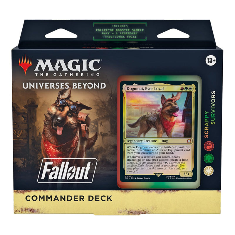 Wizards of The Coast Magic: The Gathering - Universes Beyond: Fallout - Commander Deck - Scrappy Survivors available at Northumbrian Tin Soldier