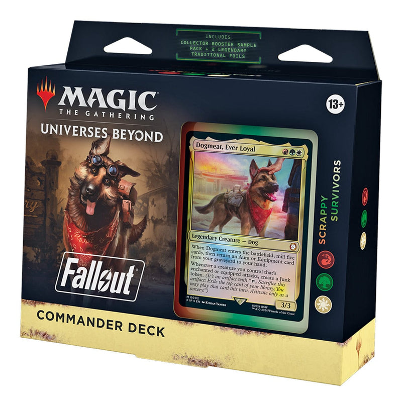 Wizards of The Coast Magic: The Gathering - Universes Beyond: Fallout - Commander Deck - Scrappy Survivors available at Northumbrian Tin Soldier