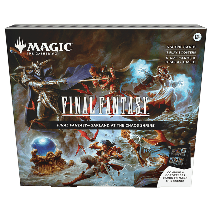 Wizards of The Coast Magic: The Gathering - Universes Beyond: Final Fantasy Scene Box - Garland at the Chaos Shrine available at Northumbrian Tin Soldier