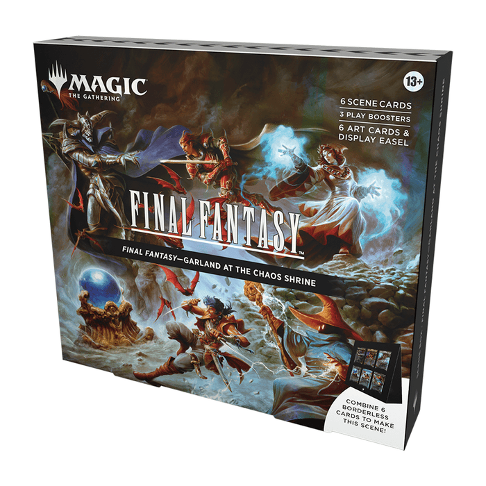 Wizards of The Coast Magic: The Gathering - Universes Beyond: Final Fantasy Scene Box - Garland at the Chaos Shrine available at Northumbrian Tin Soldier