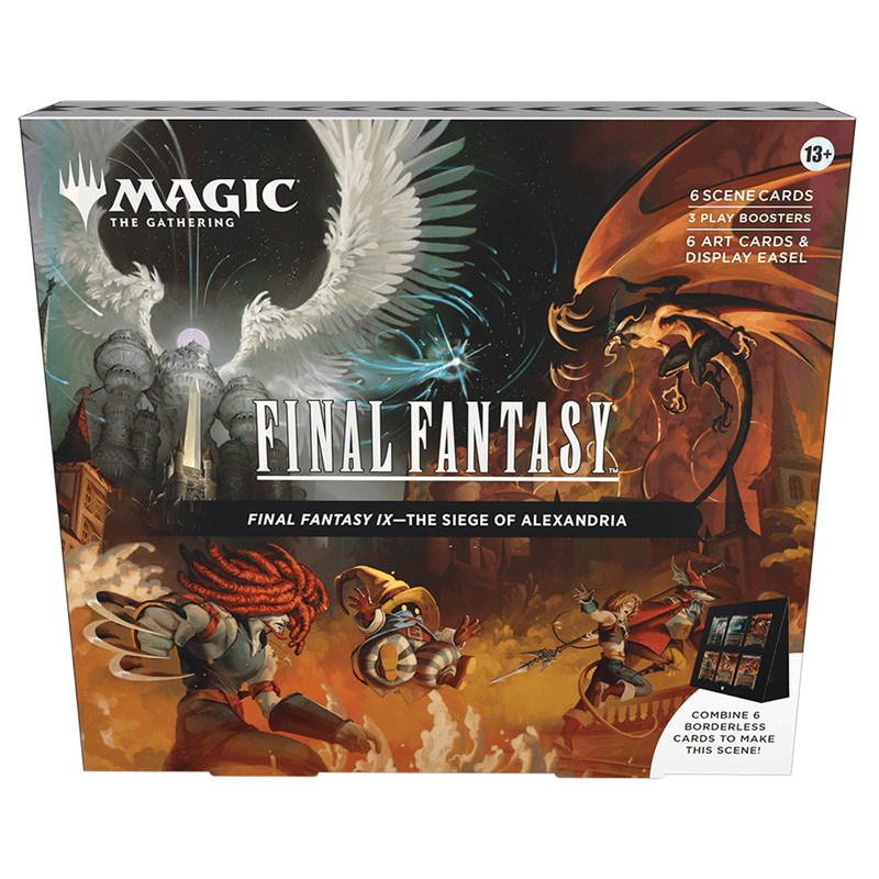 Wizards of The Coast Magic: The Gathering - Universes Beyond: Final Fantasy Scene Box - The Siege of Alexandria available at Northumbrian Tin Soldier