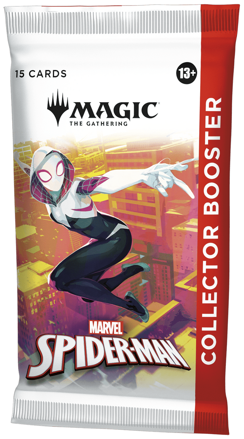 Wizards of The Coast Magic: The Gathering - Universes Beyond: Marvel's Spiderman - Collector Booster Pack available at Northumbrian Tin Soldier