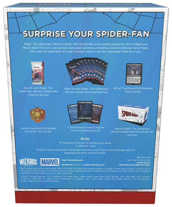 Wizards of The Coast Magic: The Gathering - Universes Beyond: Marvel's Spiderman - Gift Edition Bundle available at Northumbrian Tin Soldier