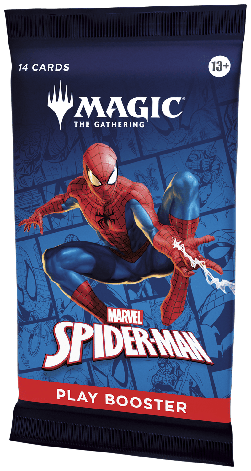 Wizards of The Coast Magic: The Gathering - Universes Beyond: Marvel's Spiderman - Play Booster available at Northumbrian Tin Soldier