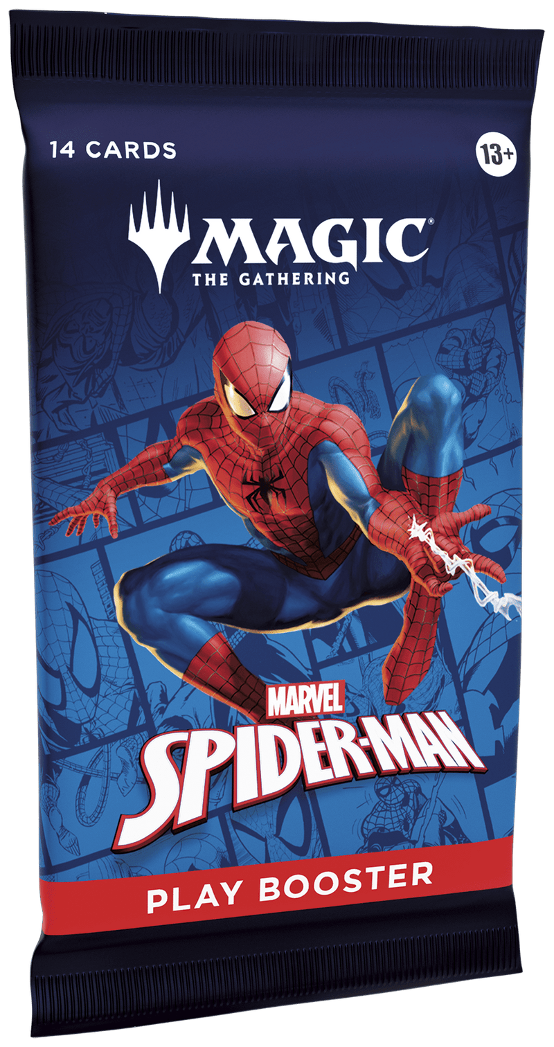 Wizards of The Coast Magic: The Gathering - Universes Beyond: Marvel's Spiderman - Play Booster available at Northumbrian Tin Soldier
