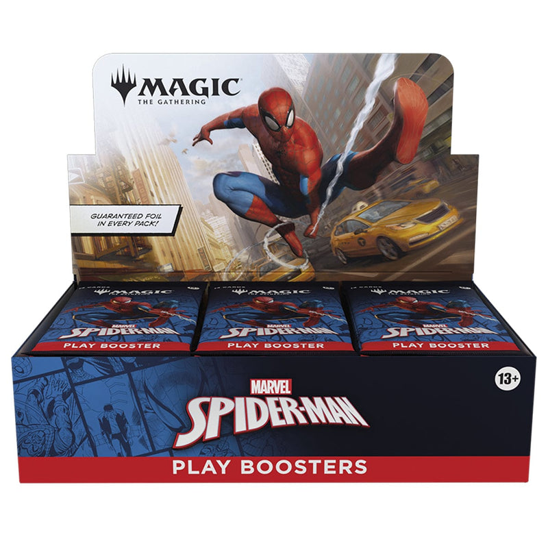 Wizards of The Coast Magic: The Gathering - Universes Beyond: Marvel's Spiderman - Play Booster Box available at Northumbrian Tin Soldier