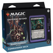 Wizards of The Coast Magic: The Gathering - Universes Beyond: Warhammer 40,000 Necron Dynasties Commander Deck available at Northumbrian Tin Soldier