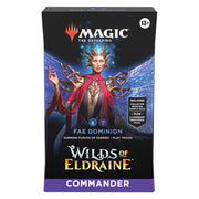 Wizards of The Coast Magic: The Gathering - Wilds of Eldraine - Fae Dominion - Commander Deck available at Northumbrian Tin Soldier