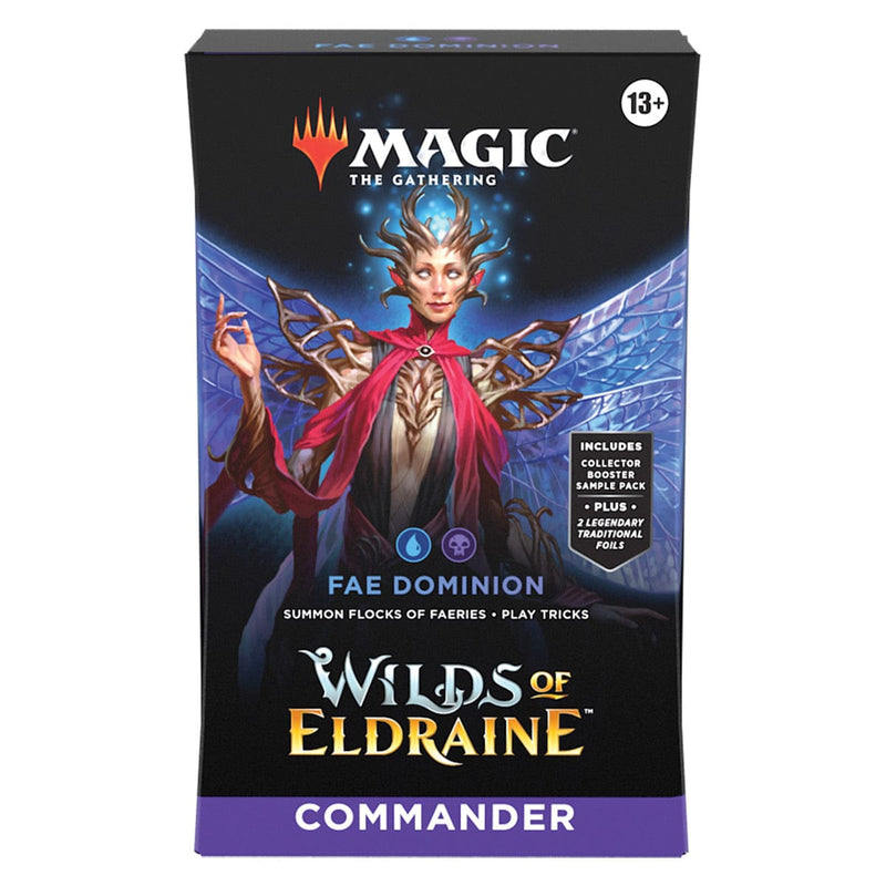 Wizards of The Coast Magic: The Gathering - Wilds of Eldraine - Fae Dominion - Commander Deck available at Northumbrian Tin Soldier