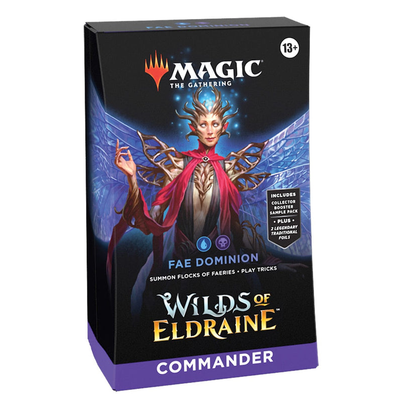 Wizards of The Coast Magic: The Gathering - Wilds of Eldraine - Fae Dominion - Commander Deck available at Northumbrian Tin Soldier