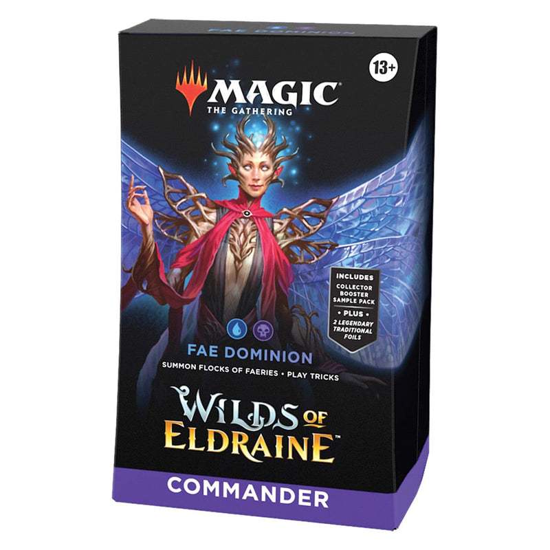 Wizards of The Coast Magic: The Gathering - Wilds of Eldraine - Fae Dominion - Commander Deck available at Northumbrian Tin Soldier