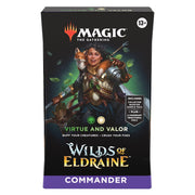 Wizards of The Coast Magic: The Gathering - Wilds of Eldraine - Virtue and Valor - Commander Deck available at Northumbrian Tin Soldier
