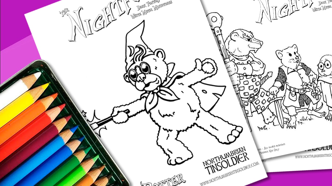 Download Fantasy colouring fun, for free! - Northumbrian Tin Soldier